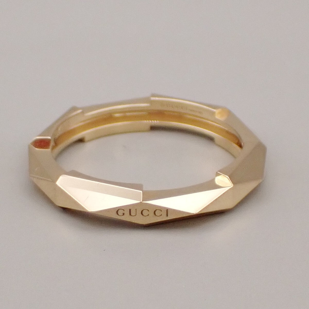 Gucci Link To Love Studded Ring 18K Yellow Gold Gold Yellow_Gold Jewelry