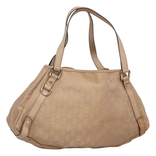 Gucci Abbey Shoulder Bag Gg Canvas Beige Canvas Tote Bag Bag