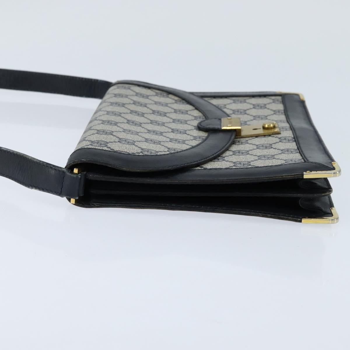 Gucci Gg Supreme Messenger Bag Gg Canvas Navy Pvc Shoulder Bag Bag