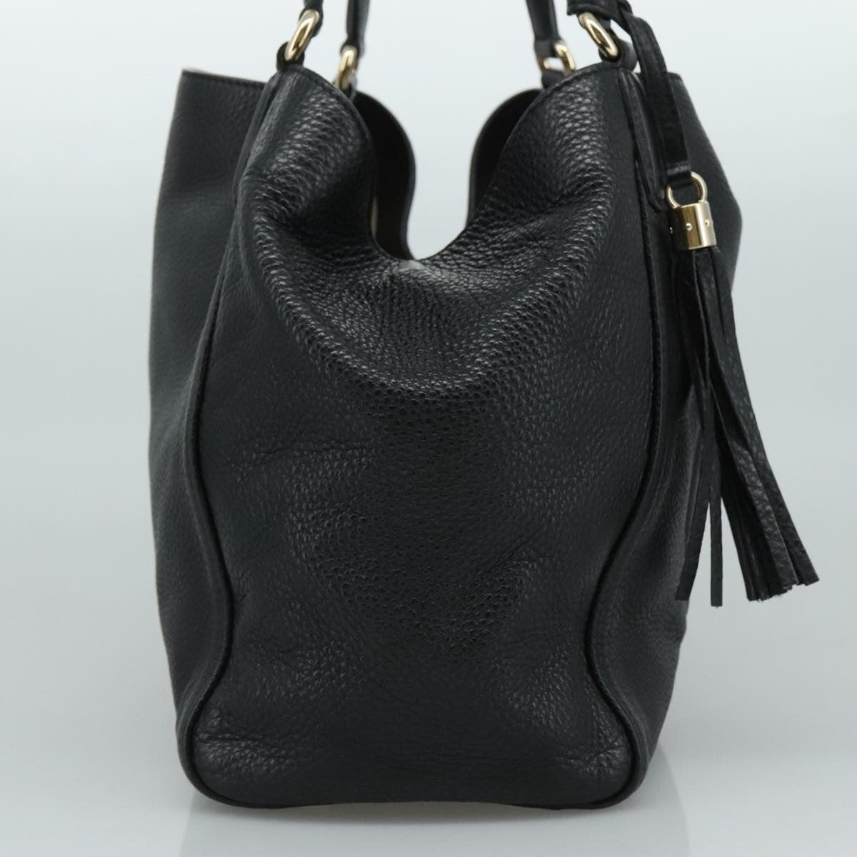 Gucci Soho Shoulder Bag Leather Black Leather Handbag